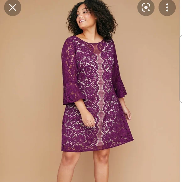 ponte knit dresses Ponte knit shift dress with leather neck trim detail – T.Tandon main image 1